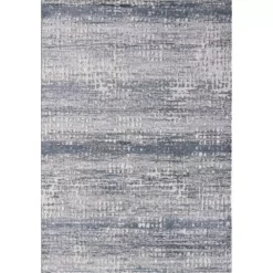 Vista Grey 2 ft. x 8 ft. Abstract Polyester Area Rug by Abani