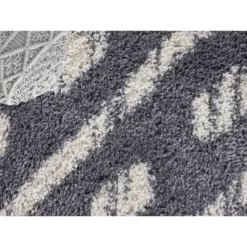 Willow Grey 7 ft. 9 in. x 10 ft. 2 in. Shag Polypropylene Area Rug by Abani 13 Willow Grey 7 ft. 9 in. x 10 ft. 2 in. Shag Polypropylene Area Rug by Abani -Abani Sales grey abani area rugs wil140a 8 4f 1000