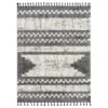 Willow Grey 6 ft. x 9 ft. Shag Polypropylene Area Rug by Abani -Abani Sales grey abani area rugs wil210a 6 64 1000