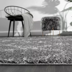 Willow Grey 5 ft. 3 ft. x 7 ft. 6 in. Shag Polypropylene Area Rug by Abani 16 Willow Grey 5 ft. 3 ft. x 7 ft. 6 in. Shag Polypropylene Area Rug by Abani -Abani Sales grey abani area rugs wil230a 5 fa 1000