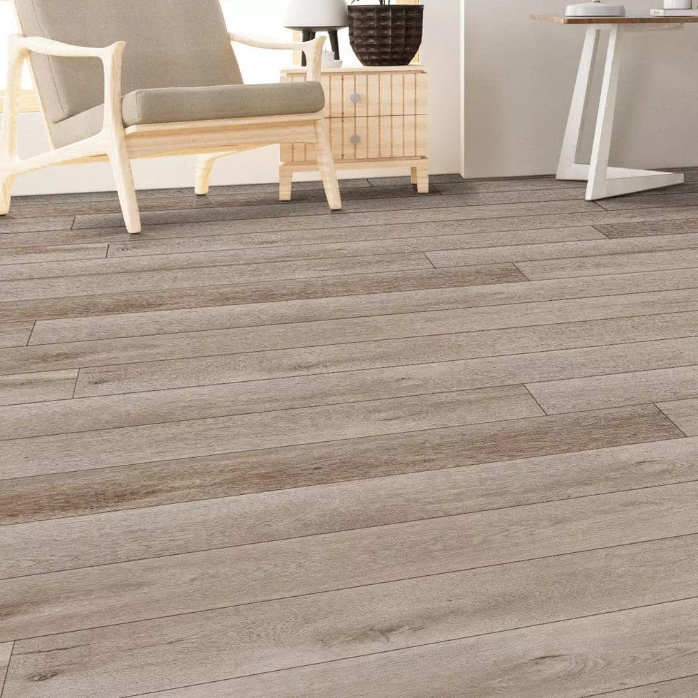 Aubrey Groveland Gray 9 in. W x 60 in. Click Lock Rigid Core Luxury Vinyl Plank Flooring (22.44 sq. ft./case) by A&A Surfaces 11 Aubrey Groveland Gray 9 in. W x 60 in. Click Lock Rigid Core Luxury Vinyl Plank Flooring (22.44 sq. ft./case) by A&A Surfaces - Image 9