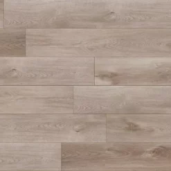 Aubrey Groveland Gray 9 in. x 60 in. Click Lock Rigid Core Luxury Vinyl Plank Flooring (52 cases/1166.88 sq. ft./pallet) by A&A Surfaces
