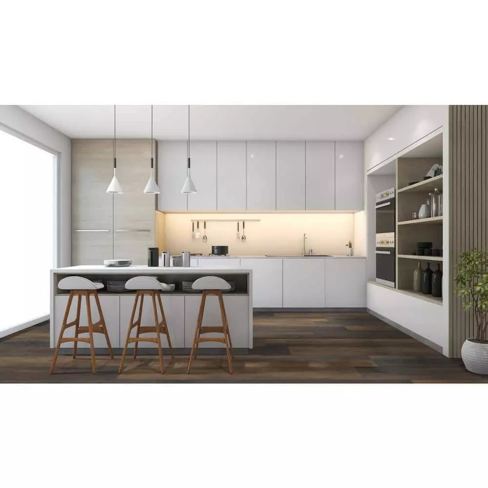 Aubrey Harkers Hill 9 in. W x 60 in. Click Lock Rigid Core Luxury Vinyl Plank Flooring (22.44 sq. ft./case) by A&A Surfaces 4 Aubrey Harkers Hill 9 in. W x 60 in. Click Lock Rigid Core Luxury Vinyl Plank Flooring (22.44 sq. ft./case) by A&A Surfaces - Image 2