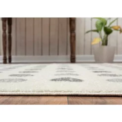 Casa Ivory 6 ft. x 9 ft. Polka Dot Polypropylene Area Rug by Abani -Abani Sales ivory abani area rugs cas130a 6 c3 1000