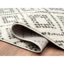 Casa Ivory 7 ft. 9 in. x 10 ft. 2 in. Geometric Polypropylene Area Rug by Abani -Abani Sales ivory abani area rugs cas140a 8 c3 1000