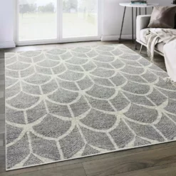 Eden Ivory 3 ft. x 5 ft. Abstract Polypropylene Area Rug by Abani 13 Eden Ivory 3 ft. x 5 ft. Abstract Polypropylene Area Rug by Abani -Abani Sales ivory abani area rugs edn100b 3 31 1000