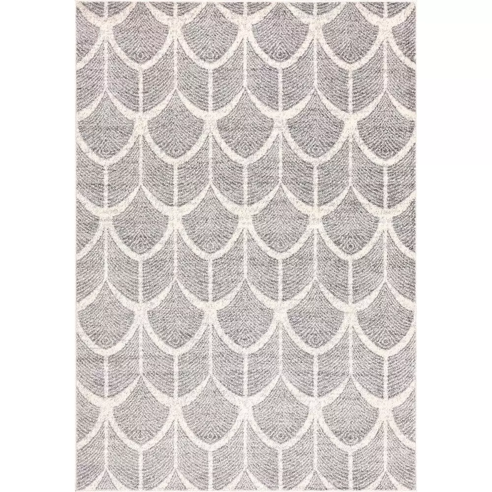 Eden Ivory 3 ft. x 5 ft. Abstract Polypropylene Area Rug by Abani 3 Eden Ivory 3 ft. x 5 ft. Abstract Polypropylene Area Rug by Abani