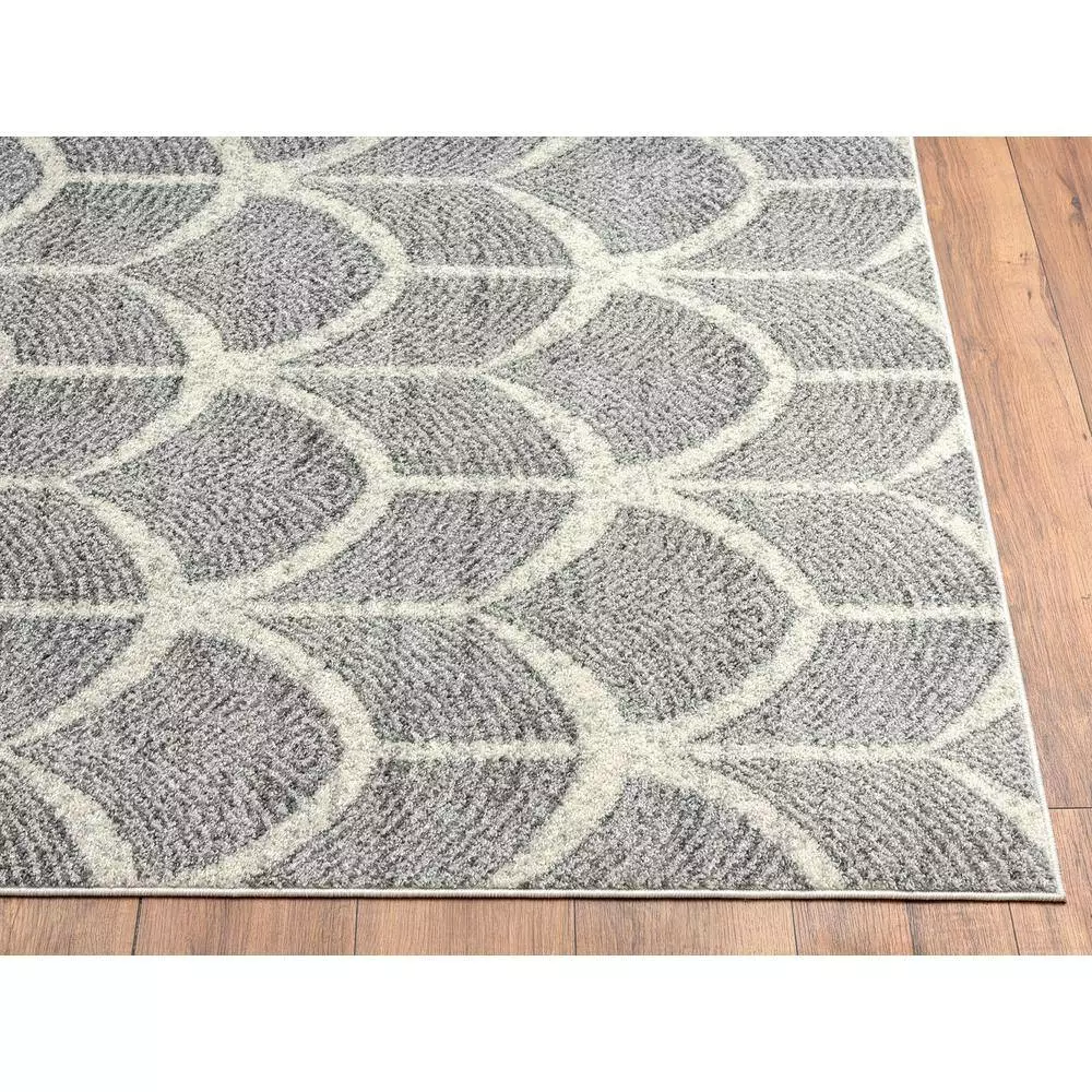 Eden Ivory 3 ft. x 5 ft. Abstract Polypropylene Area Rug by Abani 4 Eden Ivory 3 ft. x 5 ft. Abstract Polypropylene Area Rug by Abani - Image 2