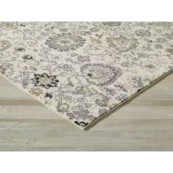 Lennox Ivory 5.3 ft. x 7.6 ft. Abstract Polypropylene Area Rug by Abani 11 Lennox Ivory 5.3 ft. x 7.6 ft. Abstract Polypropylene Area Rug by Abani -Abani Sales ivory abani area rugs lnx100c 5 1f 1000