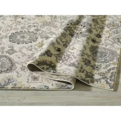 Lennox Ivory 5.3 ft. x 7.6 ft. Abstract Polypropylene Area Rug by Abani 10 Lennox Ivory 5.3 ft. x 7.6 ft. Abstract Polypropylene Area Rug by Abani -Abani Sales ivory abani area rugs lnx100c 5 4f 1000