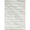 Luna Ivory 6 ft. x 9 ft. Striped Polyester Area Rug by Abani -Abani Sales ivory abani area rugs lun300a 6 64 1000