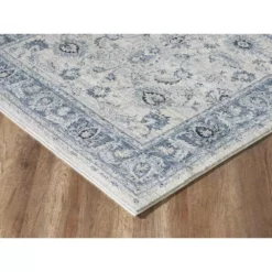 Troy Ivory 5.3 ft. x 7.6 ft. Oriental Polypropylene Area Rug by Abani -Abani Sales ivory abani area rugs try130a 5 1f 1000