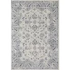 Troy Ivory 5.3 ft. x 7.6 ft. Oriental Polypropylene Area Rug by Abani