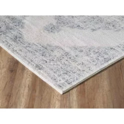 Troy Ivory 4 ft. x 6 ft. Oriental Polypropylene Area Rug by Abani -Abani Sales ivory abani area rugs try170a 4 1f 1000