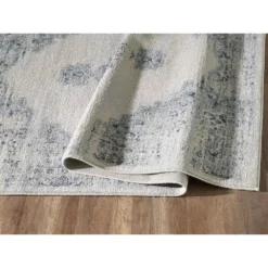 Troy Ivory 4 ft. x 6 ft. Oriental Polypropylene Area Rug by Abani -Abani Sales ivory abani area rugs try170a 4 4f 1000