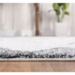 Willow Ivory 7 ft. 9 in. x 10 ft. 2 in. Shag Polypropylene Area Rug by Abani -Abani Sales ivory abani area rugs wil170a 8 1f 1000