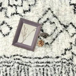 Willow Ivory 5 ft. 3 ft. x 7 ft. 6 in. Shag Polypropylene Area Rug by Abani -Abani Sales ivory abani area rugs wil180a 5 44 1000