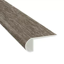 Abani Sales 32 Montage Grey 3/4 in. Thick x 2 3/4 in. Wide x 94 in. Length Luxury Vinyl Flush Stair Nose Molding by A&A Surfaces