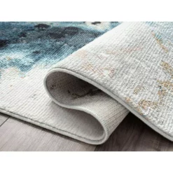 Azure Multi 5 ft. 3 in. x 7 ft. 6 in. Abstract Polyester Area Rug by Abani -Abani Sales multi abani area rugs azr270a 5 c3 1000