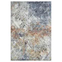 Venus Multi 6 ft. x 9 ft. Abstract Polypropylene Area Rug by Abani