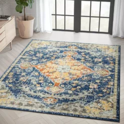 Casa Multi 6 ft. x 9 ft. Oriental Polypropylene Area Rug by Abani -Abani Sales multi colored abani area rugs cas320a 6 31 1000