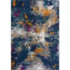 Malibu Multi 4 ft. x 6 ft. Abstract Polypropylene Area Rug by Abani -Abani Sales multi colored abani area rugs mal130a 4 64 1000