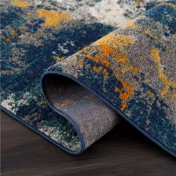 Malibu Multi 4 ft. x 6 ft. Abstract Polypropylene Area Rug by Abani -Abani Sales multi colored abani area rugs mal130a 4 c3 1000