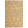 Jute Natural 5.3 ft. x 7.6 ft. Abstract Jute Area Rug by Abani -Abani Sales natural abani area rugs jut150a 5 64 1000