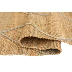 Jute Natural 5.3 ft. x 7.6 ft. Abstract Jute Area Rug by Abani -Abani Sales natural abani area rugs jut150a 5 c3 1000