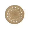 Jute Natural 6 ft. Round Abstract Jute Area Rug by Abani -Abani Sales natural abani area rugs jut190a 6r 64 1000