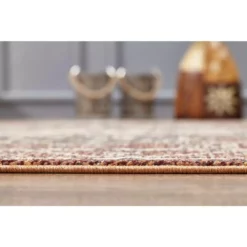 Mesa Orange 4 ft. x 6 ft. Distressed Polypropylene Area Rug by Abani 14 Mesa Orange 4 ft. x 6 ft. Distressed Polypropylene Area Rug by Abani -Abani Sales orange abani area rugs mes120a 4 1f 1000