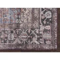 Paloma Red 6 ft. x 9 ft. Oriental Polyester Area Rug by Abani -Abani Sales red abani area rugs pal100a 6 40 1000