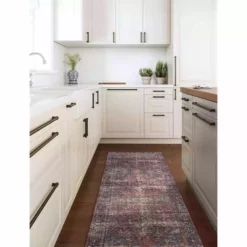 Paloma Red 6 ft. x 9 ft. Oriental Polyester Area Rug by Abani -Abani Sales red abani area rugs pal100a 6 44 1000