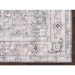 Paloma Red 6 ft. x 9 ft. Oriental Polyester Area Rug by Abani -Abani Sales red abani area rugs pal130a 6 40 1000