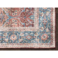 Paloma Red 2 ft. x 10 ft. Oriental Polyester Area Rug by Abani -Abani Sales red abani area rugs pal170a 29 40 1000