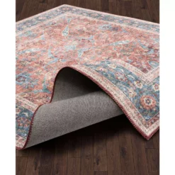 Paloma Red 2 ft. x 10 ft. Oriental Polyester Area Rug by Abani -Abani Sales red abani area rugs pal170a 29 c3 1000