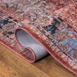 Abani Rugs Lola LOL110A Vintage Terracotta 7 ft. 9 in. x 10 ft. 2 in. Medallion Area Rug -Abani Sales terracotta abani area rugs lol110a 8 c3 1000