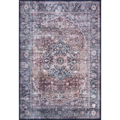 Abani Rugs Lola LOL130A Vintage Terracotta 7 ft. 9 in. x 10 ft. 2 in. Area Rug