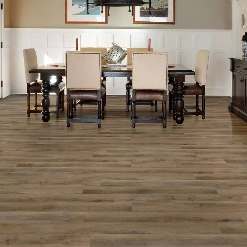 Woodlett Heirloom Oak 6 in. x 48 in. Glue Down Luxury Vinyl Plank Flooring (36 sq. ft. / case) by A&A Surfaces 11 Woodlett Heirloom Oak 6 in. x 48 in. Glue Down Luxury Vinyl Plank Flooring (36 sq. ft. / case) by A&A Surfaces - Image 9
