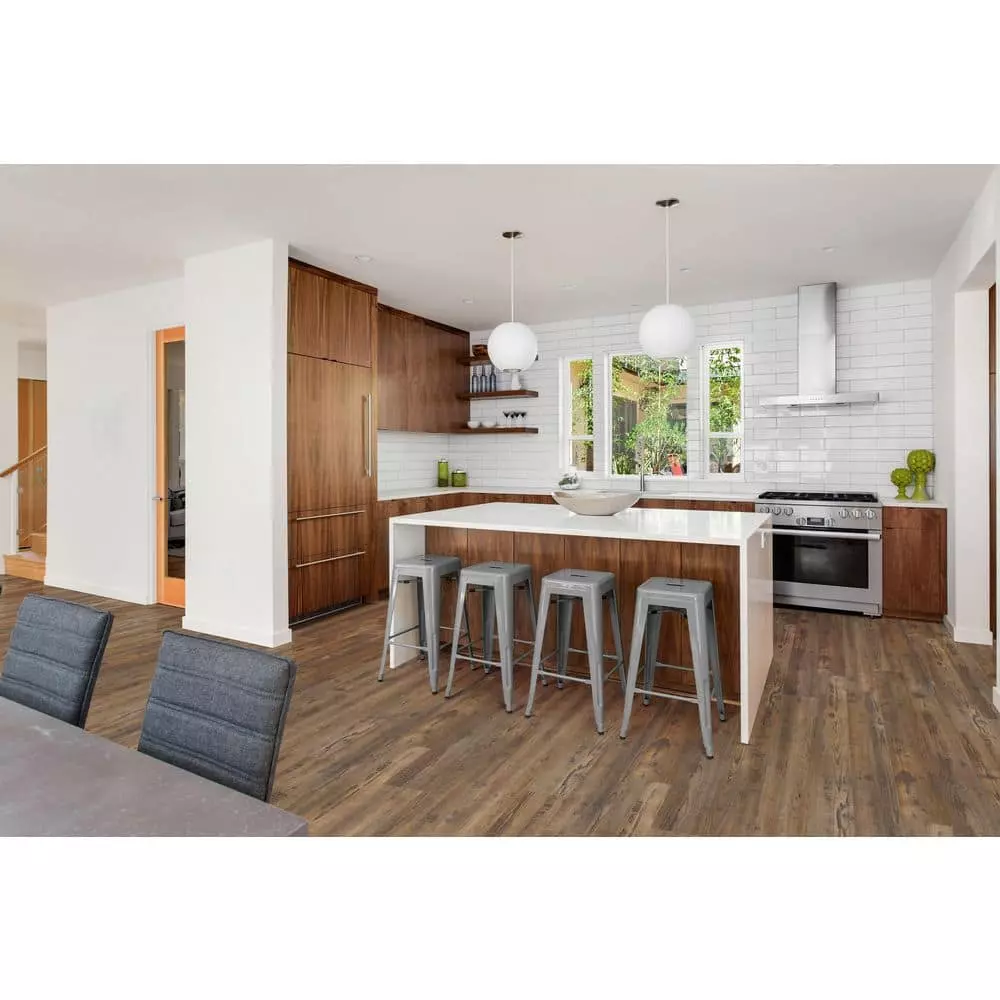 Woodlett Timeworn Hickory 6 in. W x 48 in. Glue-Down Luxury Vinyl Plank Flooring (72 Cases/2592 sq. ft./pallet) by A&A Surfaces 4 Woodlett Timeworn Hickory 6 in. W x 48 in. Glue-Down Luxury Vinyl Plank Flooring (72 Cases/2592 sq. ft./pallet) by A&A Surfaces - Image 2