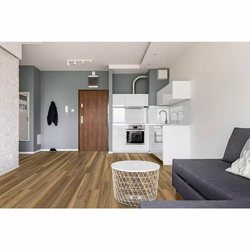 Woodlett Warm Birch 6 in. x 48 in. Glue Down Luxury Vinyl Plank Flooring (36 sq. ft./case) by A&A Surfaces 4 Woodlett Warm Birch 6 in. x 48 in. Glue Down Luxury Vinyl Plank Flooring (36 sq. ft./case) by A&A Surfaces - Image 2